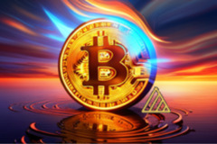 Expresión artística del logo de Bitcoin
